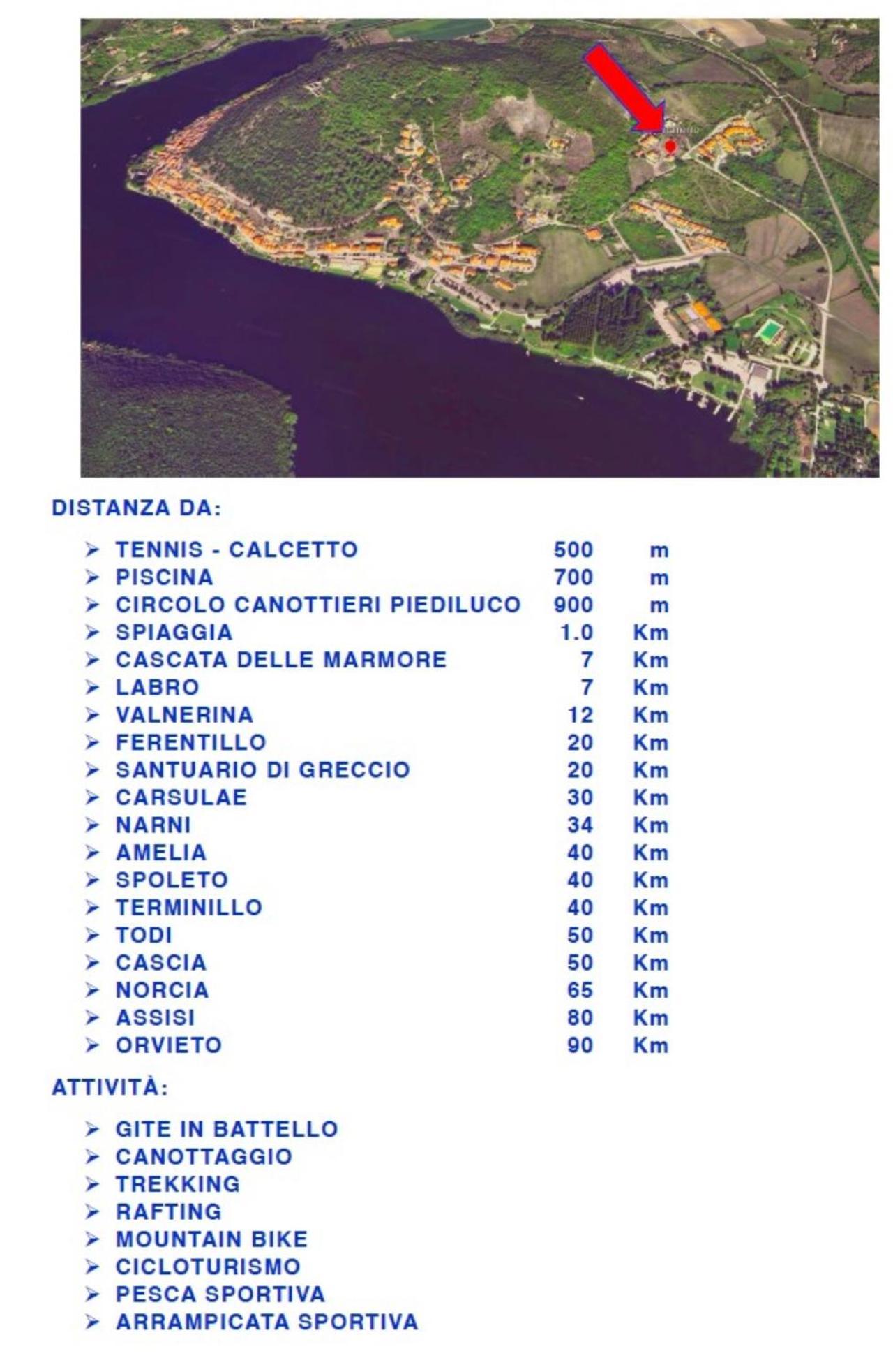 I Segreti Del Lago Piediluco Buitenkant foto